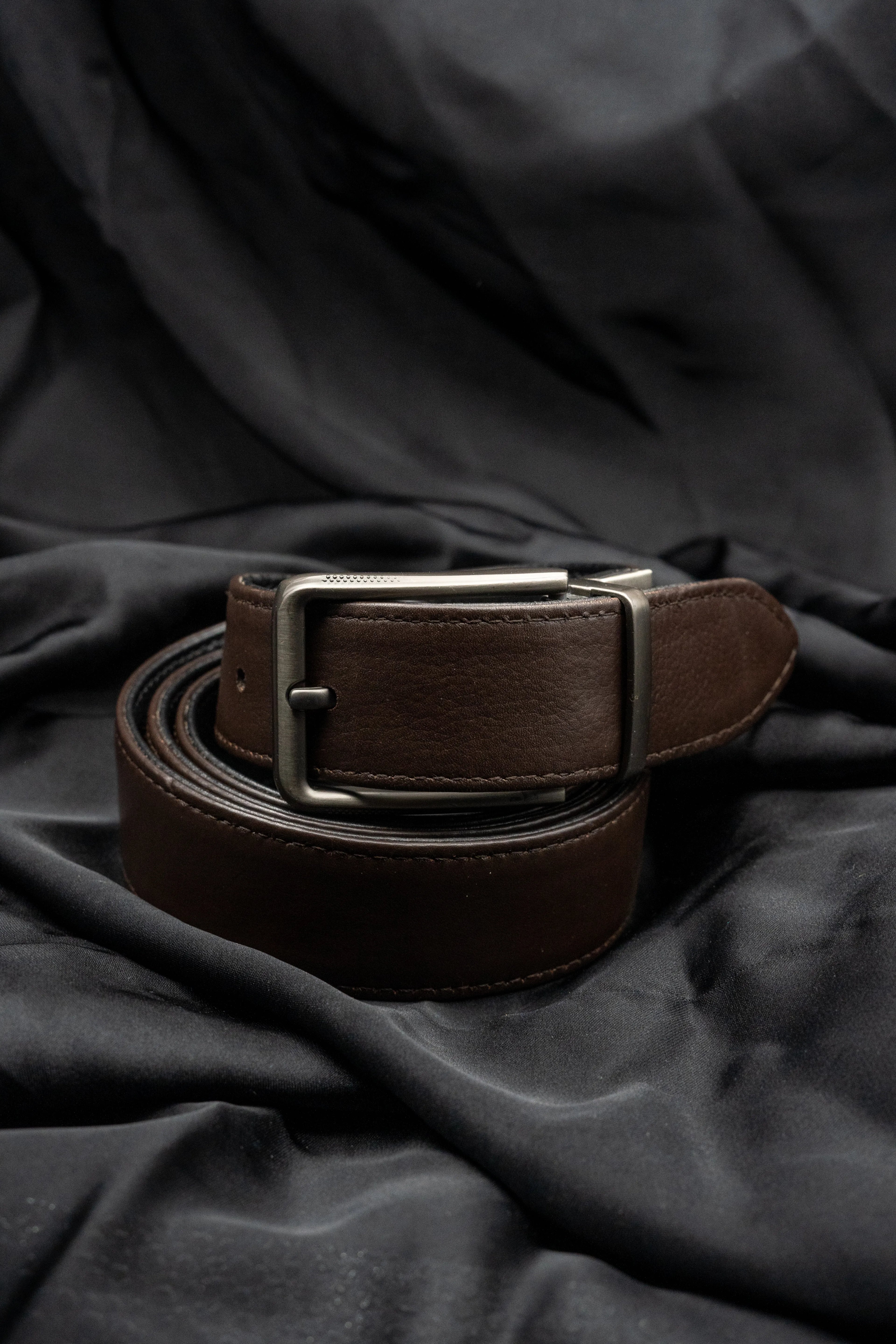 BV - Convertible Black Brown Belt - Bronco Vogue