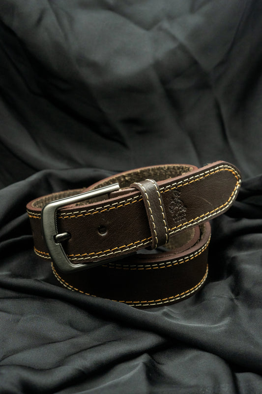 BV - Double Side Stitched Belt - Bronco Vogue