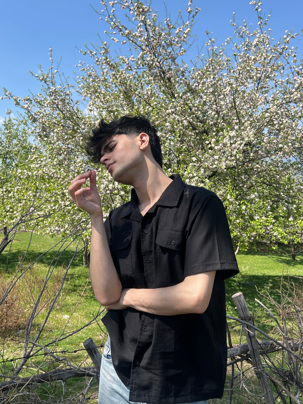 BV - Black Button Down Shirt