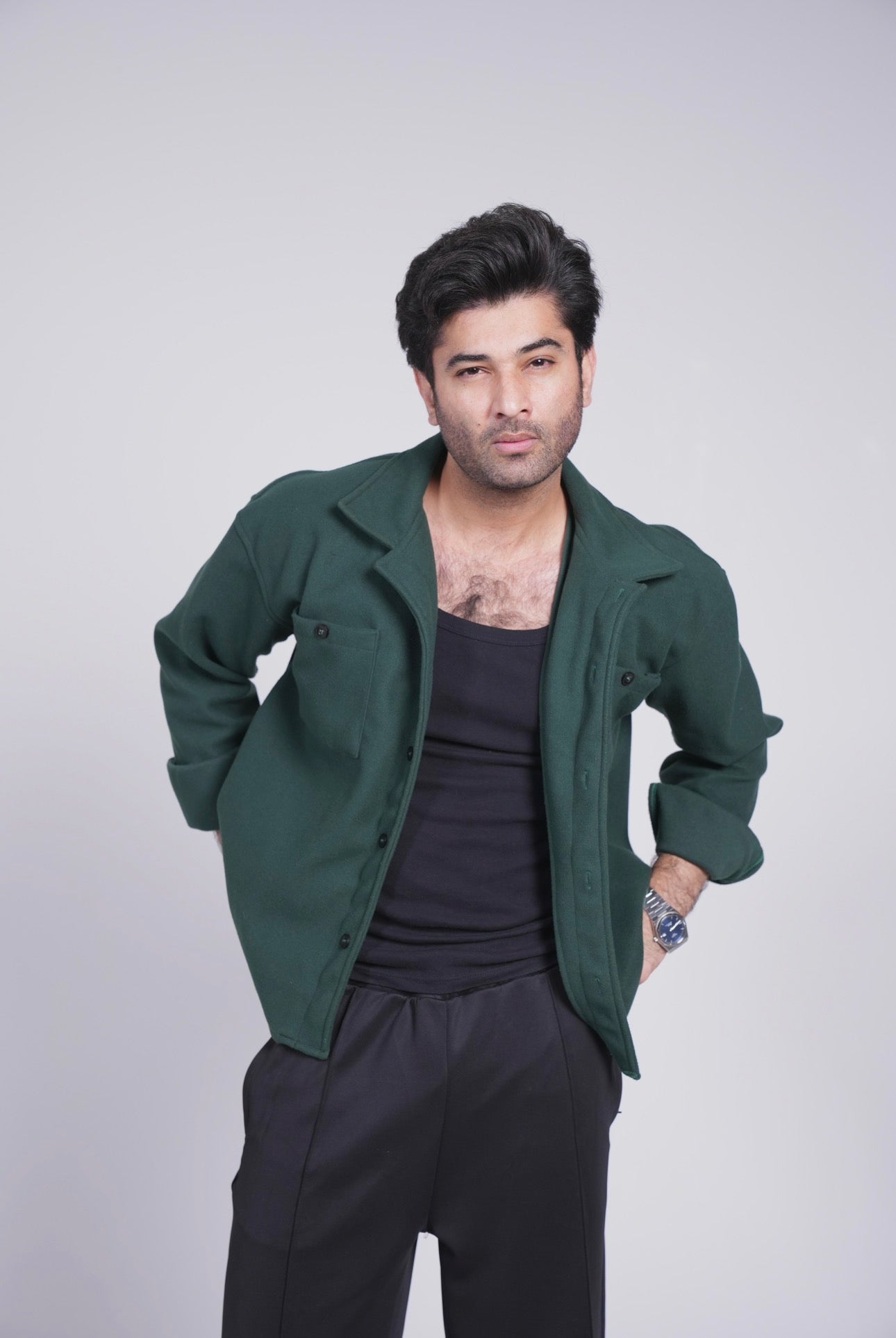 Midnight Green - Classic Shacket