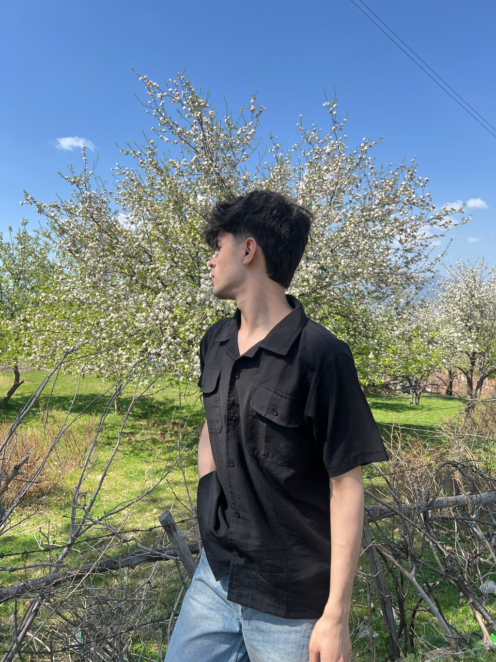 BV - Black Button Down Shirt