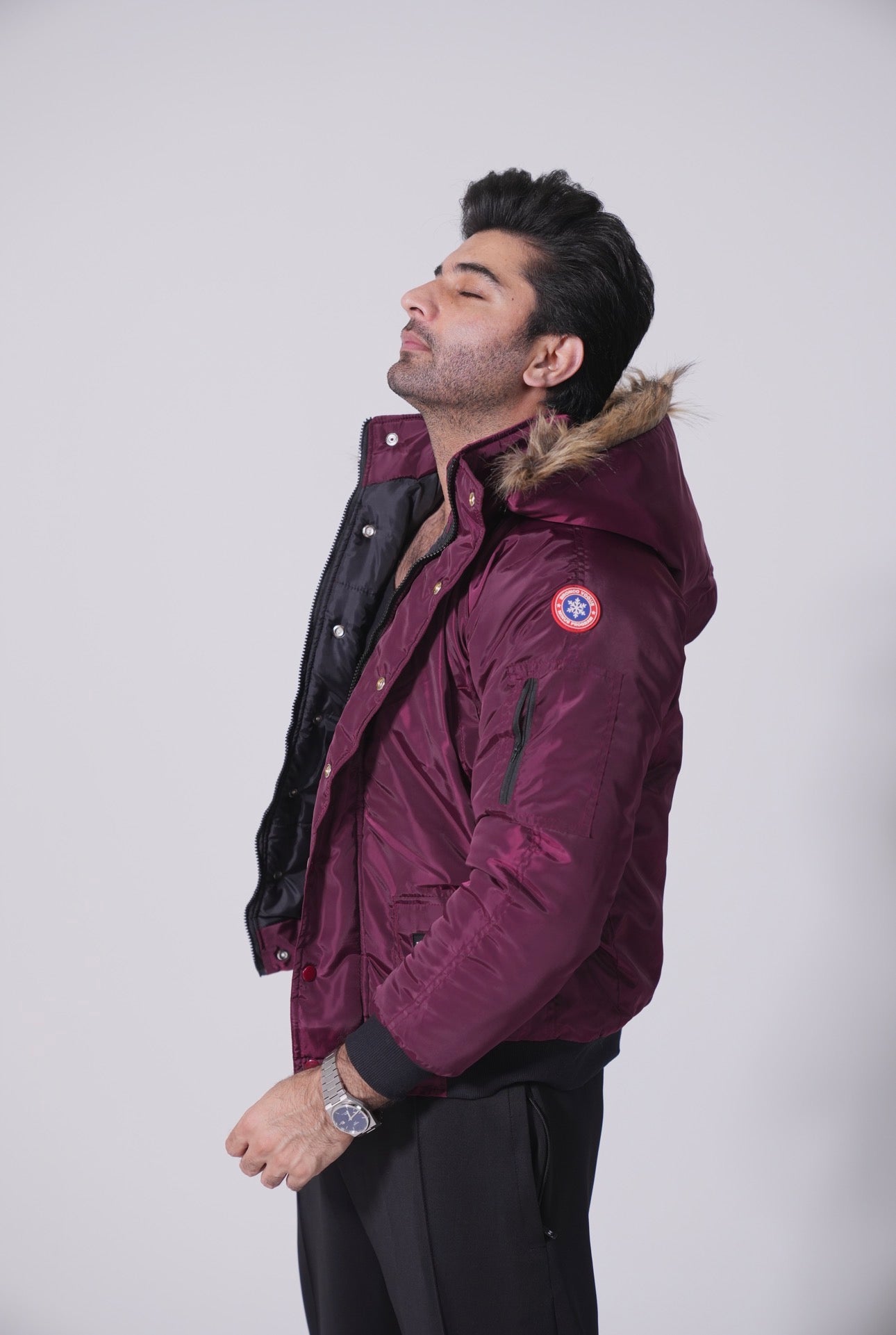 BV Minus Program - Maroon Puffer Jacket