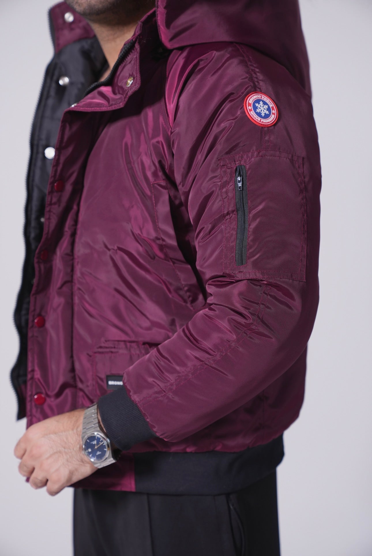 BV Minus Program - Maroon Puffer Jacket