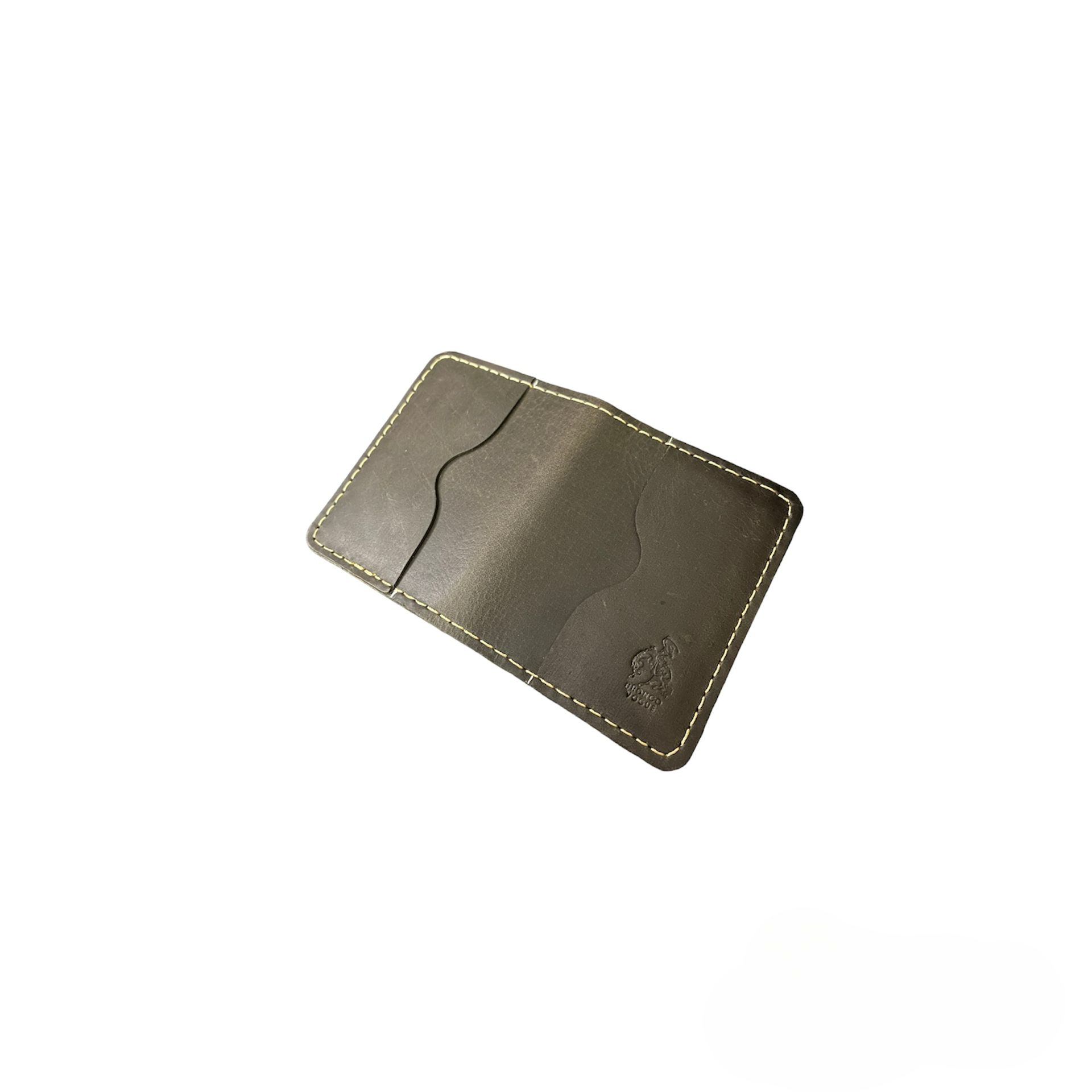 BV - Black Card Holder Wallet | Original Leather - Bronco Vogue