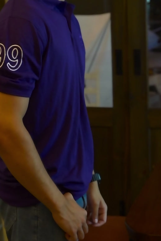 BV - Deep purple POLO shirt